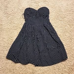 B&W Polka Dot Dress